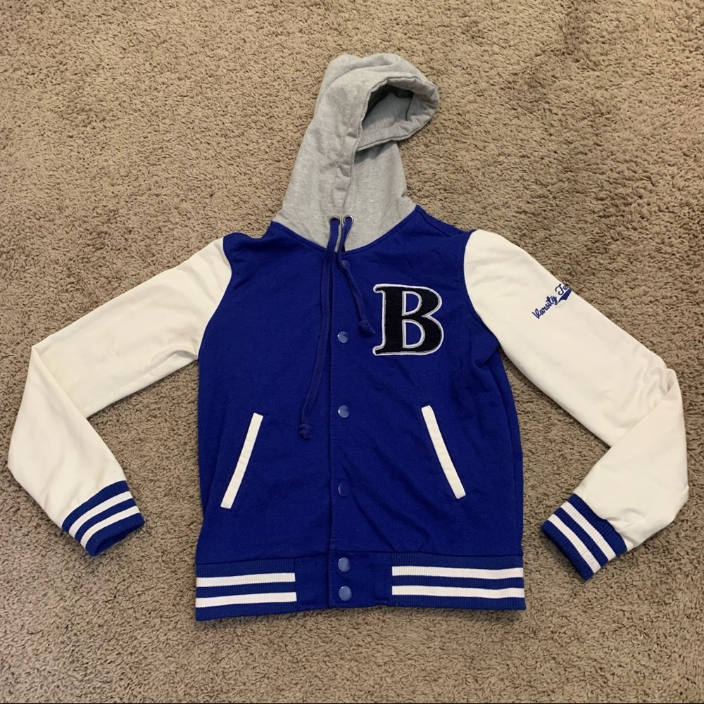 Forever 21 Varsity Sweatshirt Jacket Small